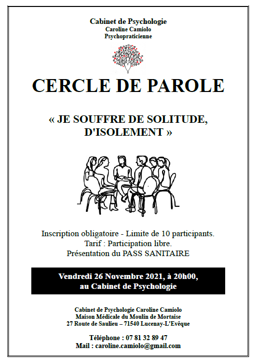 cercle parole novembre