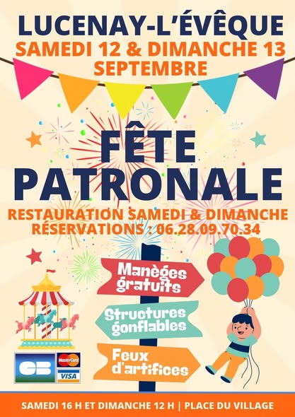 Affiche fête patronale 2026