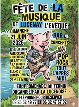 Affiche fête de la musique 2026