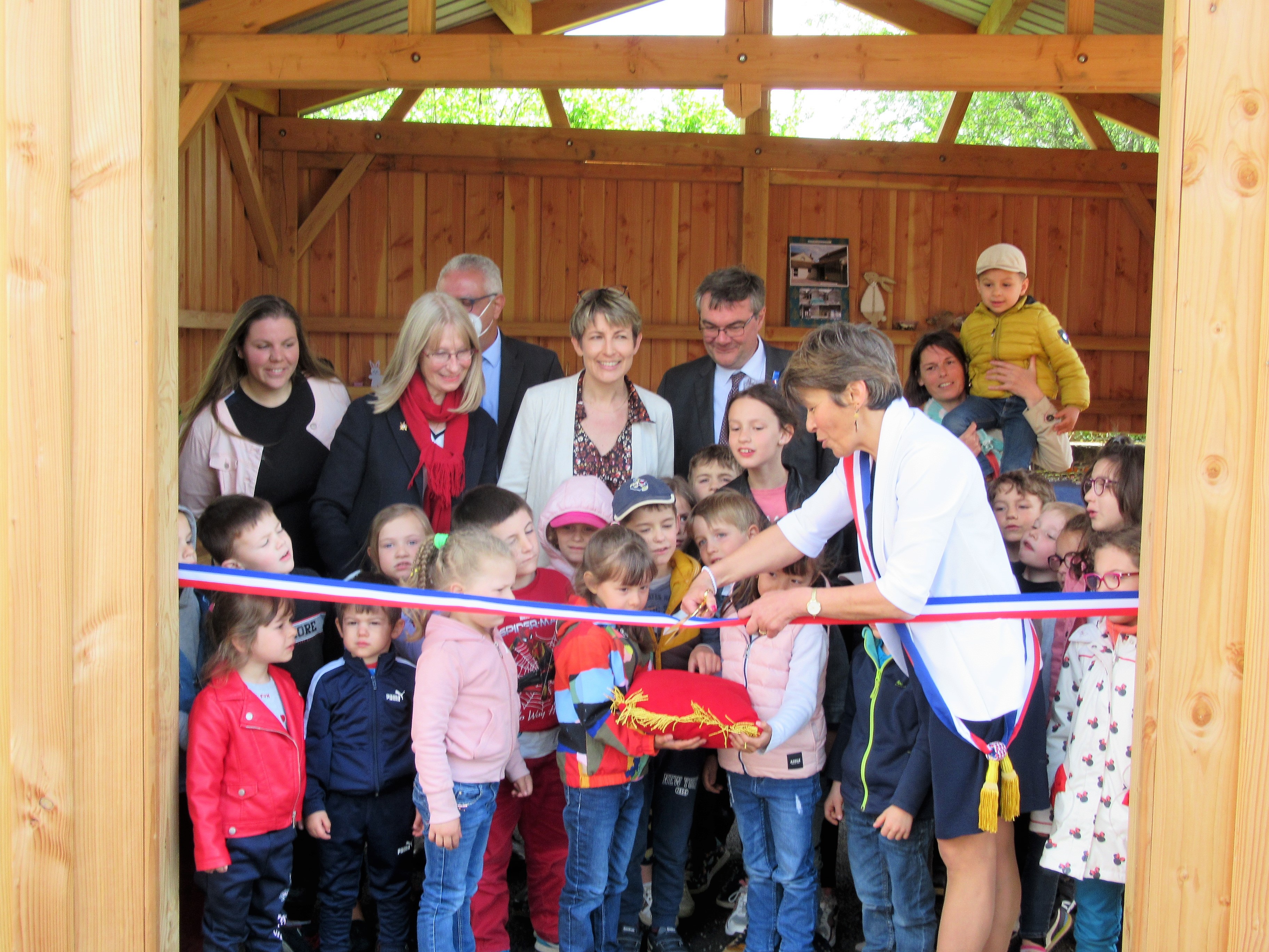 Inauguration préau