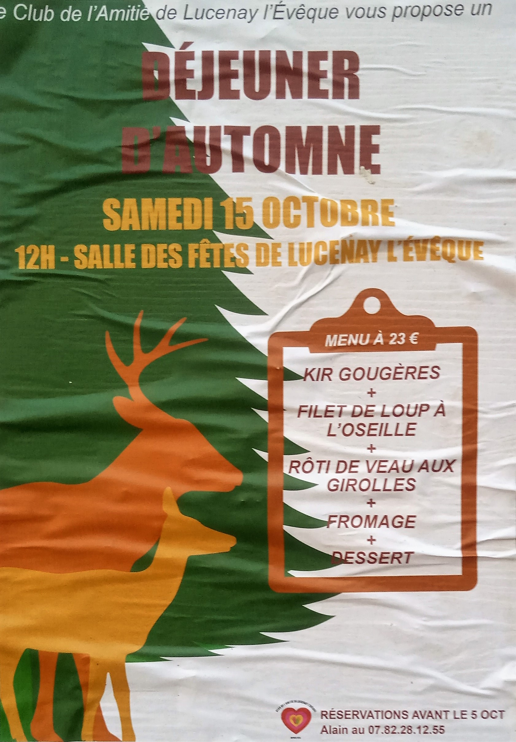 déjeuner d'automne